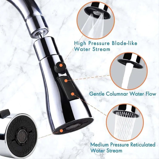 3 Modes Kitchen Faucet Spray - Klever Item