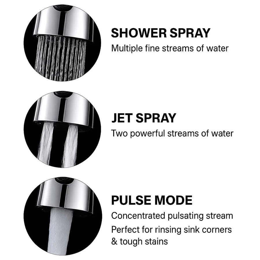 3 Modes Kitchen Faucet Spray - Klever Item